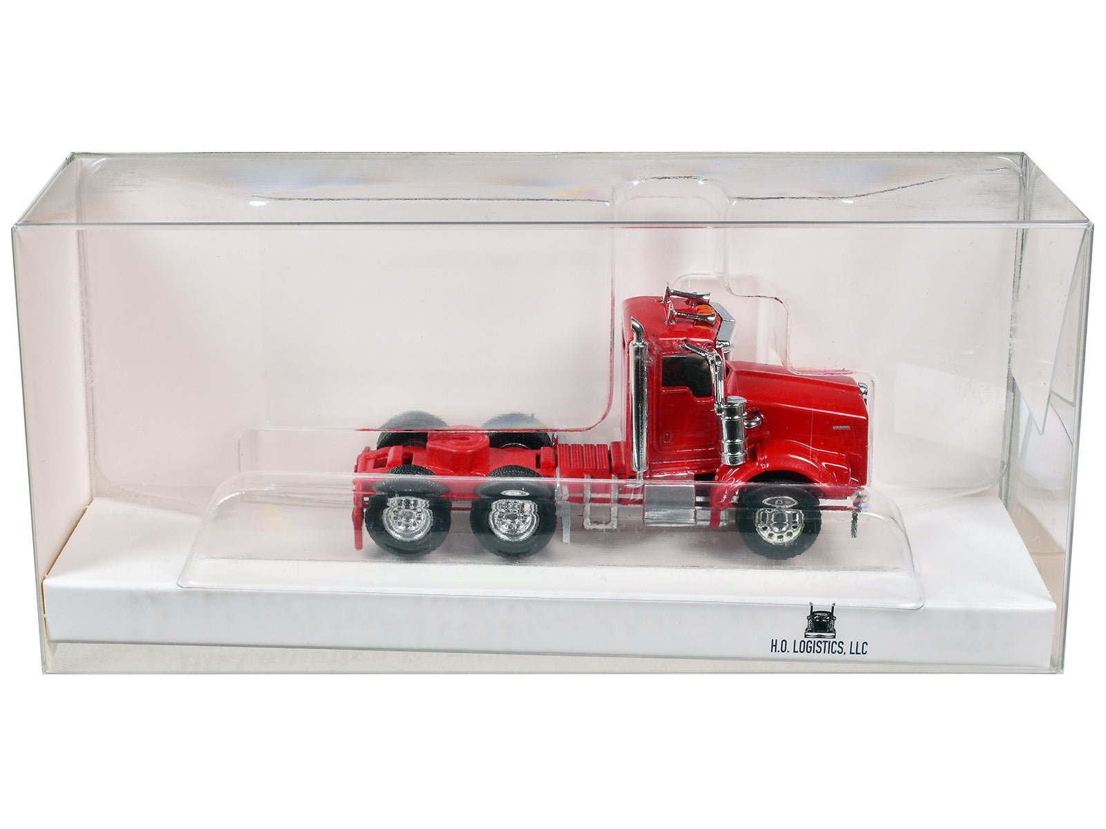 Kenworth T800 Day Cab Red 1/87 (HO) Scale Plastic Model Car by HO Logistics  free shipping USA