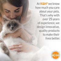 K&H Thermo-Lookout Pod Heated Cat Bed – Indoor Heated Cat Cave with Window, Removable Cushion, Cozy & Energy-Efficient