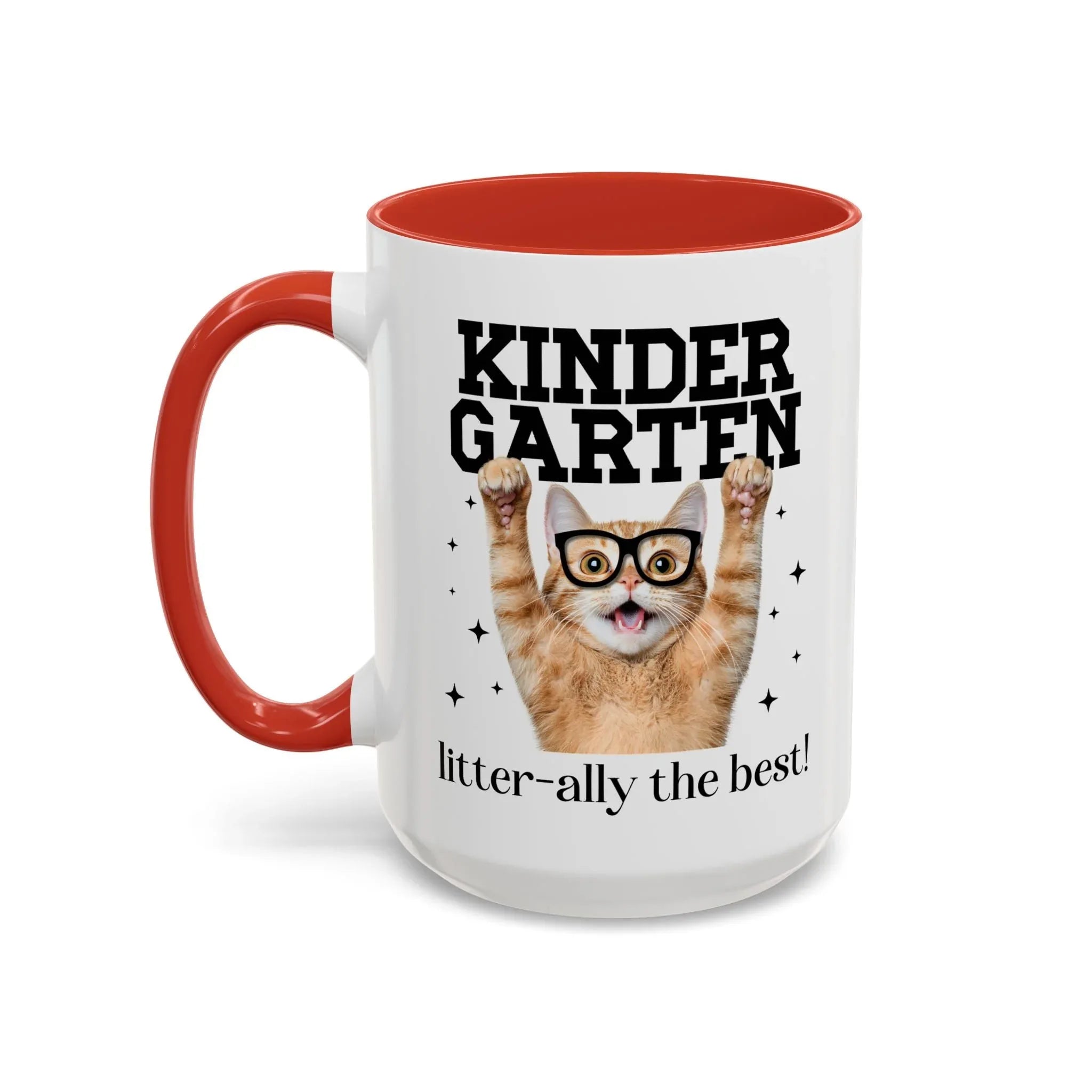 Kindergarten Teacher Cat Lover Coffee Mug - BIG FRENCHIES