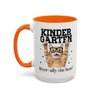 Kindergarten Teacher Cat Lover Coffee Mug - BIG FRENCHIES