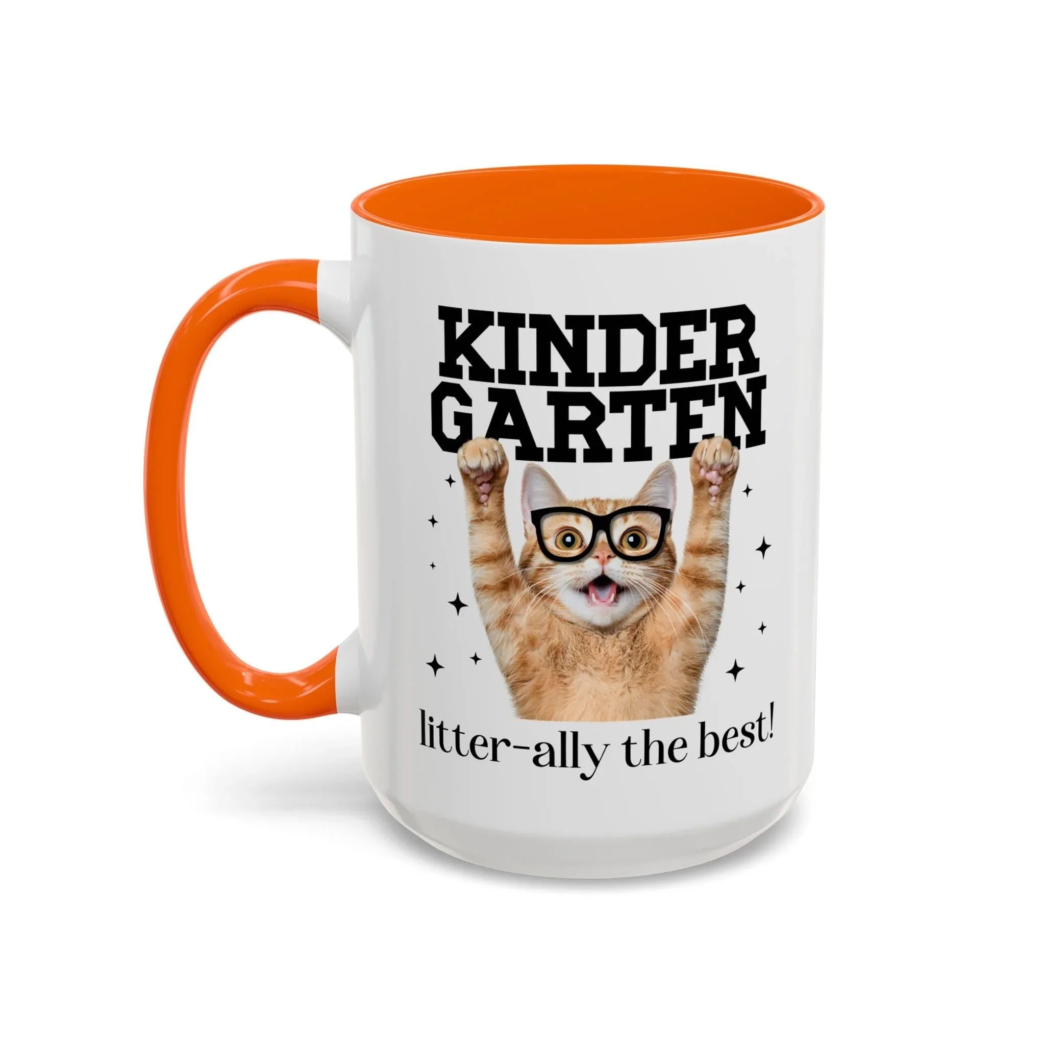 Kindergarten Teacher Cat Lover Coffee Mug - BIG FRENCHIES