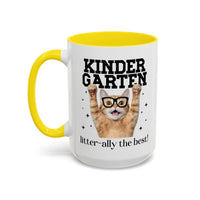 Kindergarten Teacher Cat Lover Coffee Mug - BIG FRENCHIES
