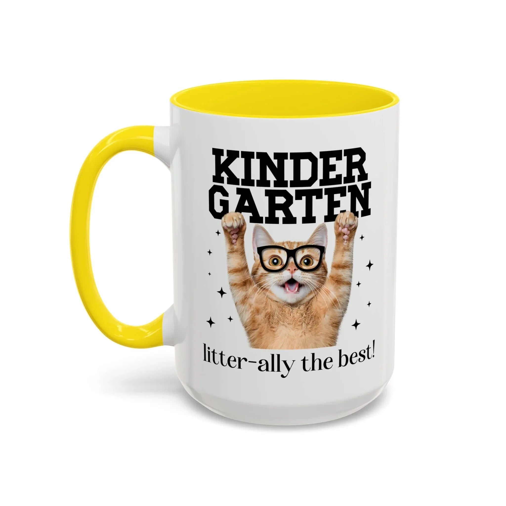 Kindergarten Teacher Cat Lover Coffee Mug - BIG FRENCHIES
