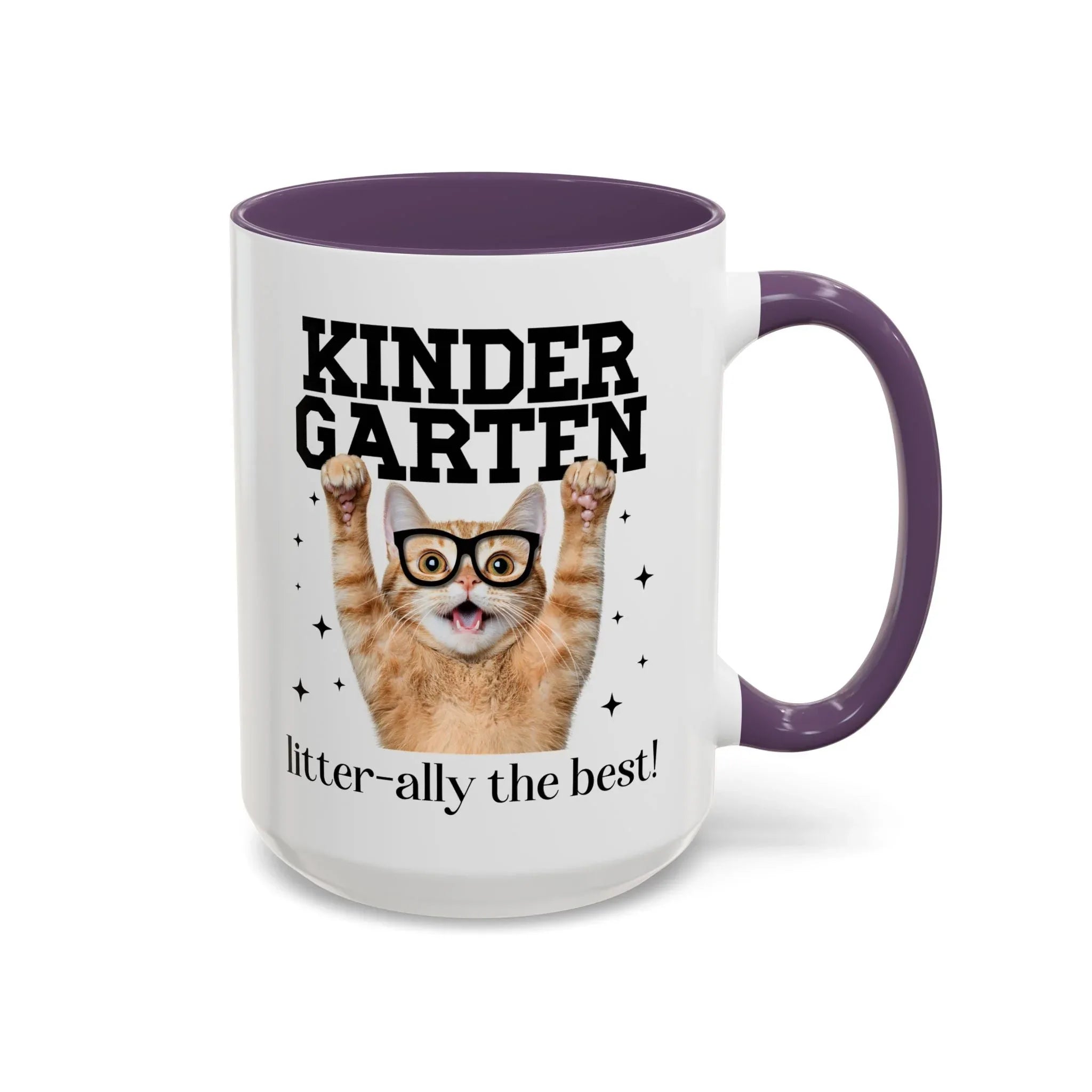 Kindergarten Teacher Cat Lover Coffee Mug - BIG FRENCHIES