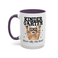 Kindergarten Teacher Cat Lover Coffee Mug - BIG FRENCHIES
