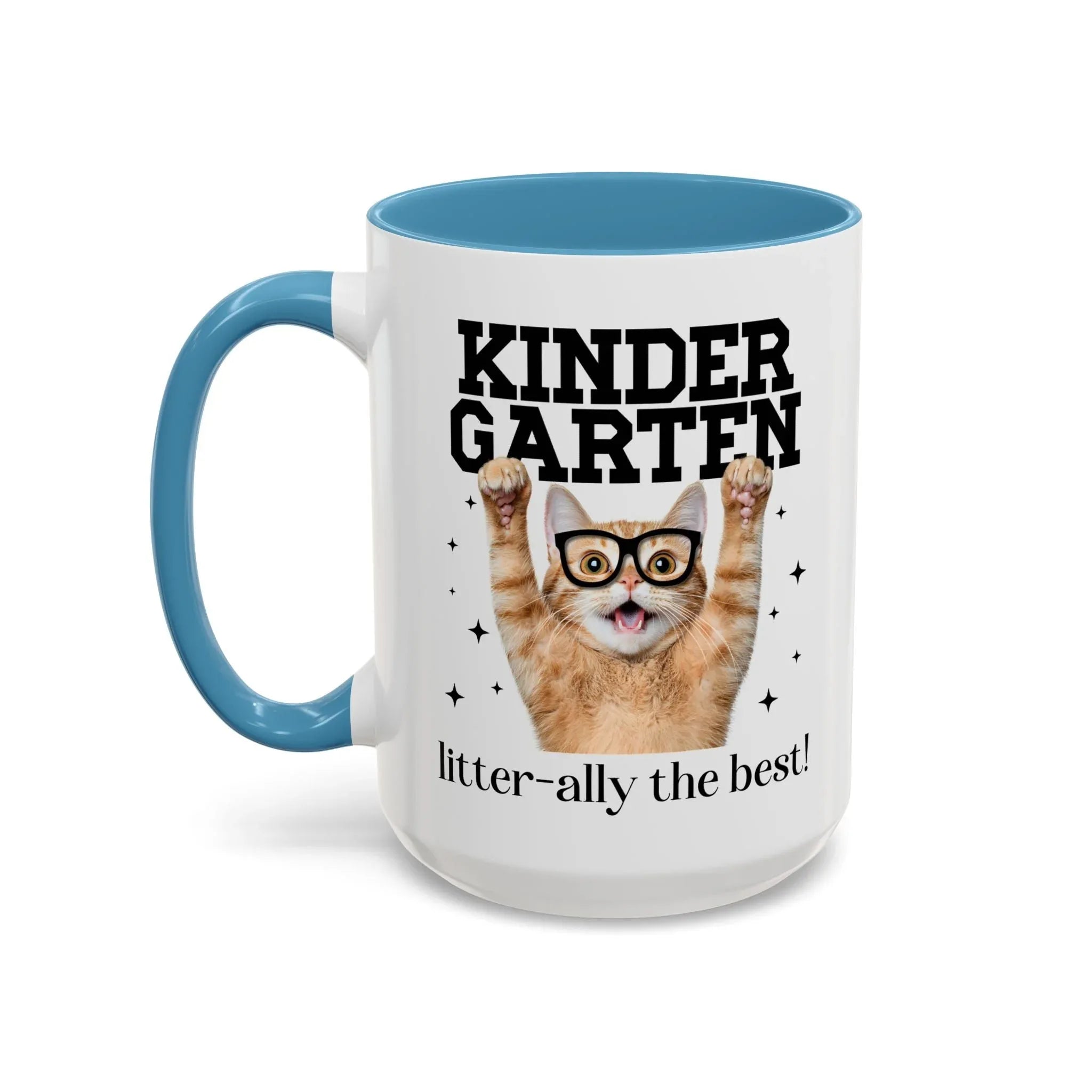 Kindergarten Teacher Cat Lover Coffee Mug - BIG FRENCHIES