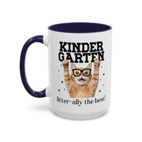 Kindergarten Teacher Cat Lover Coffee Mug - BIG FRENCHIES