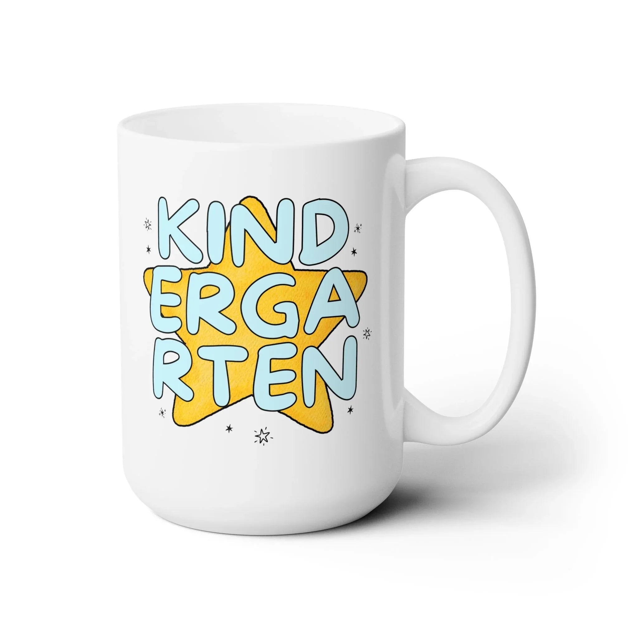 Kindergarten Teacher Coffee Mug with Star - BIG FRENCHIES