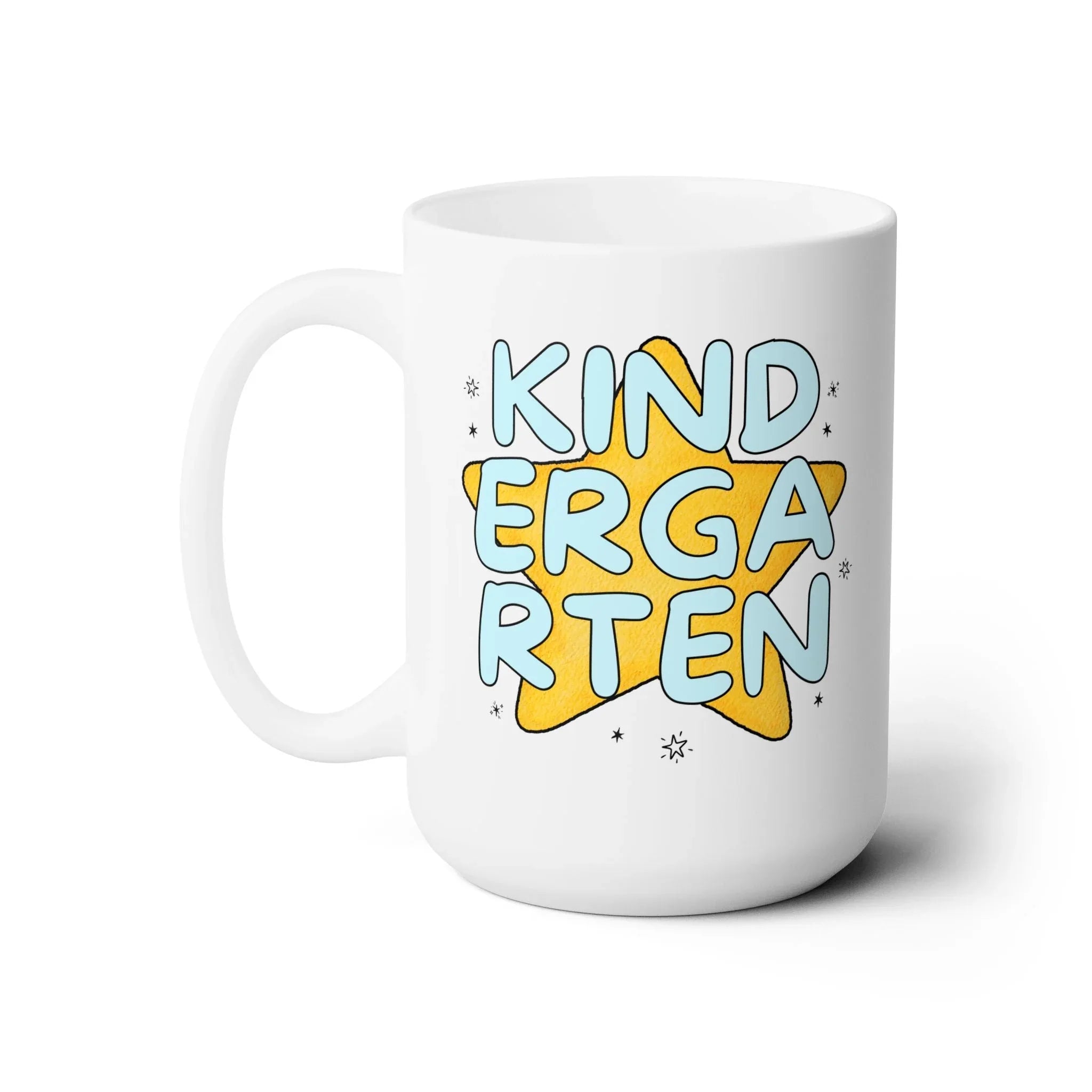 Kindergarten Teacher Coffee Mug with Star - BIG FRENCHIES