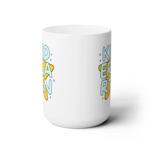 Kindergarten Teacher Coffee Mug with Star - BIG FRENCHIES