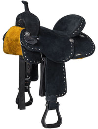 King Series Stratford Suede Barrel Saddle