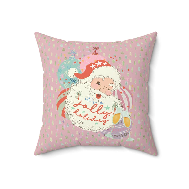 Kitschy Santa Christmas Pillow - BIG FRENCHIES
