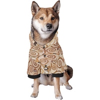 Klimt Tree of Life, Stoclet Frieze Button Hoodie