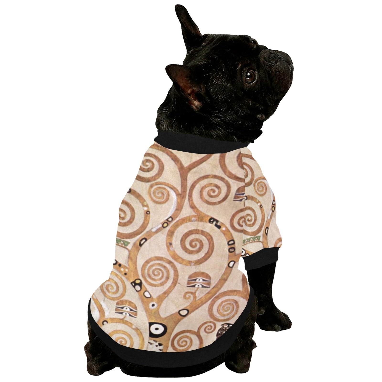 Klimt Tree of Life, Stoclet Frieze Round Neck Shirt