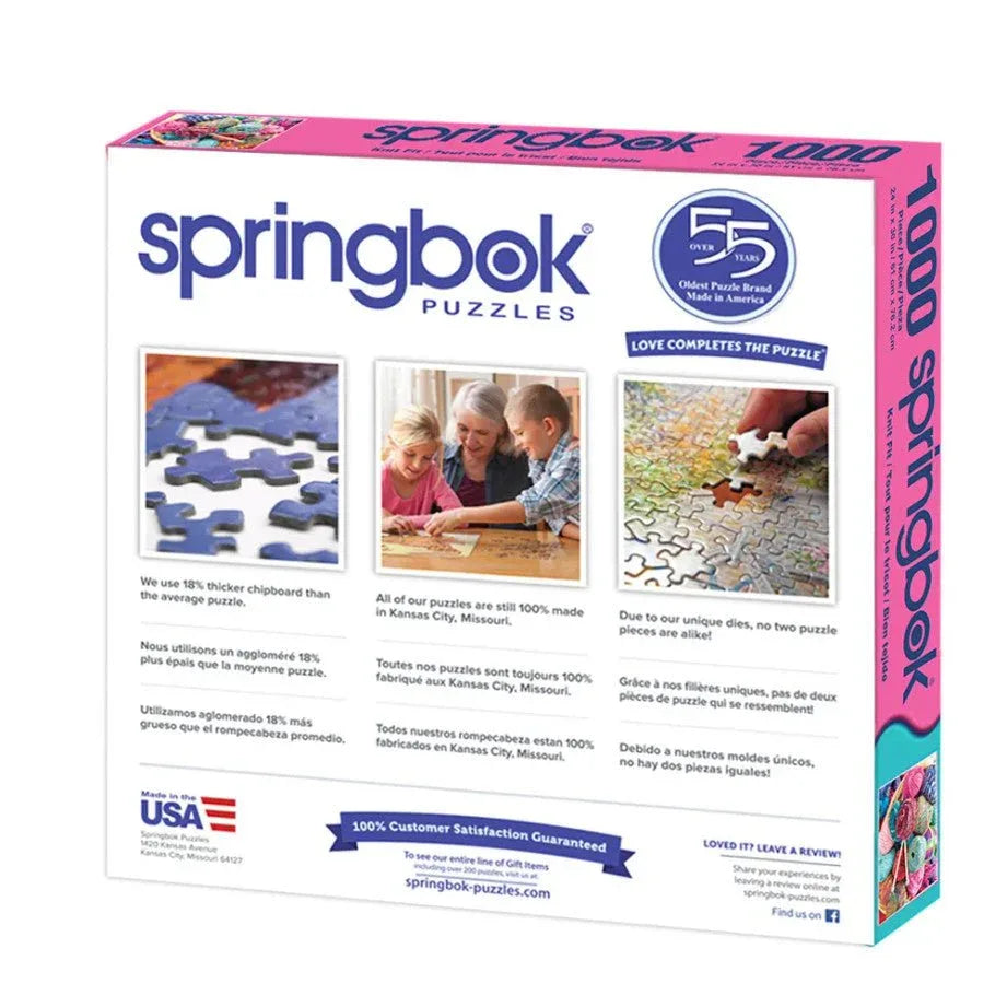 Knit Fit 1000 Piece Jigsaw Puzzle by Springbok Puzzles - BIG FRENCHIES