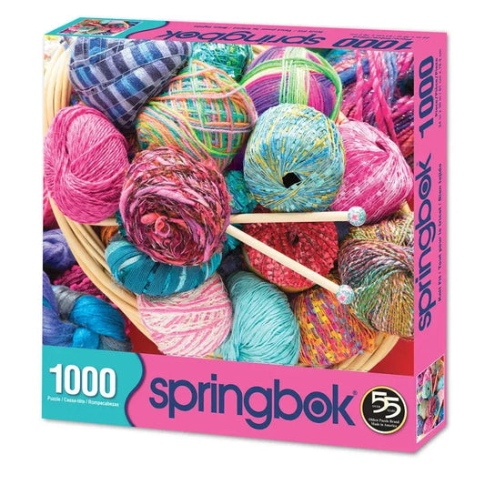 Knit Fit 1000 Piece Jigsaw Puzzle by Springbok Puzzles - BIG FRENCHIES