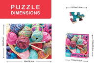 Knit Fit 1000 Piece Jigsaw Puzzle by Springbok Puzzles - BIG FRENCHIES
