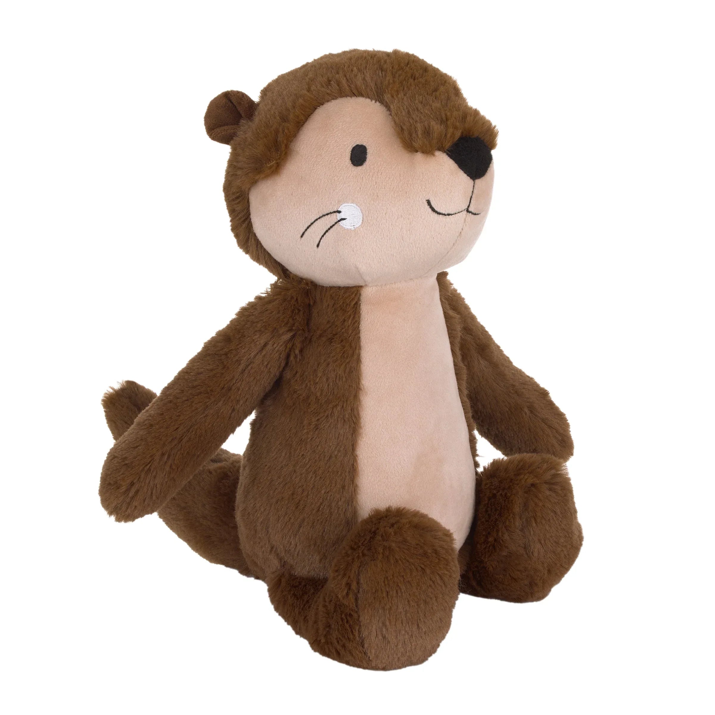 Arctic Adventure Tan and Brown Sea Otter Cuddle Plush Stuffed Animal - BIG FRENCHIES