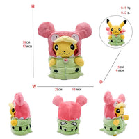 24 Pcs Pokemon Pikachu Cosplay Toys Charizard Snorlax Garchomp Tyranitar Hydreigon Anime Stuffed Plush Cartoon Peluche Dolls - # BOT&G512610001