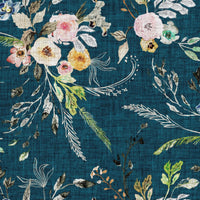 Boho Floral Splash Mat - A Waterproof Catch-All for Highchair Spills and More! - BIG FRENCHIES