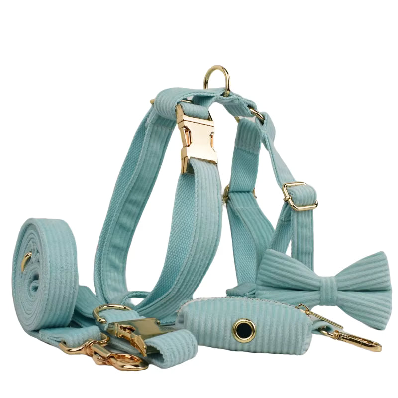 Personalized Lake Green Corduroy Classic Set