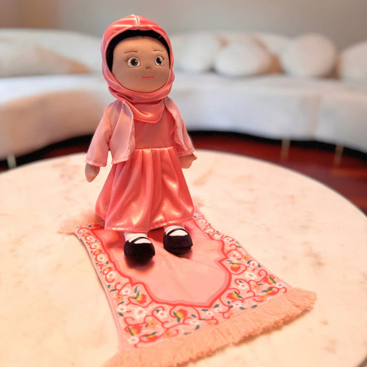 The Lala Doll + 4 Outfits + Prayer Rug | My First Hijabi, Muslim Doll - BIG FRENCHIES