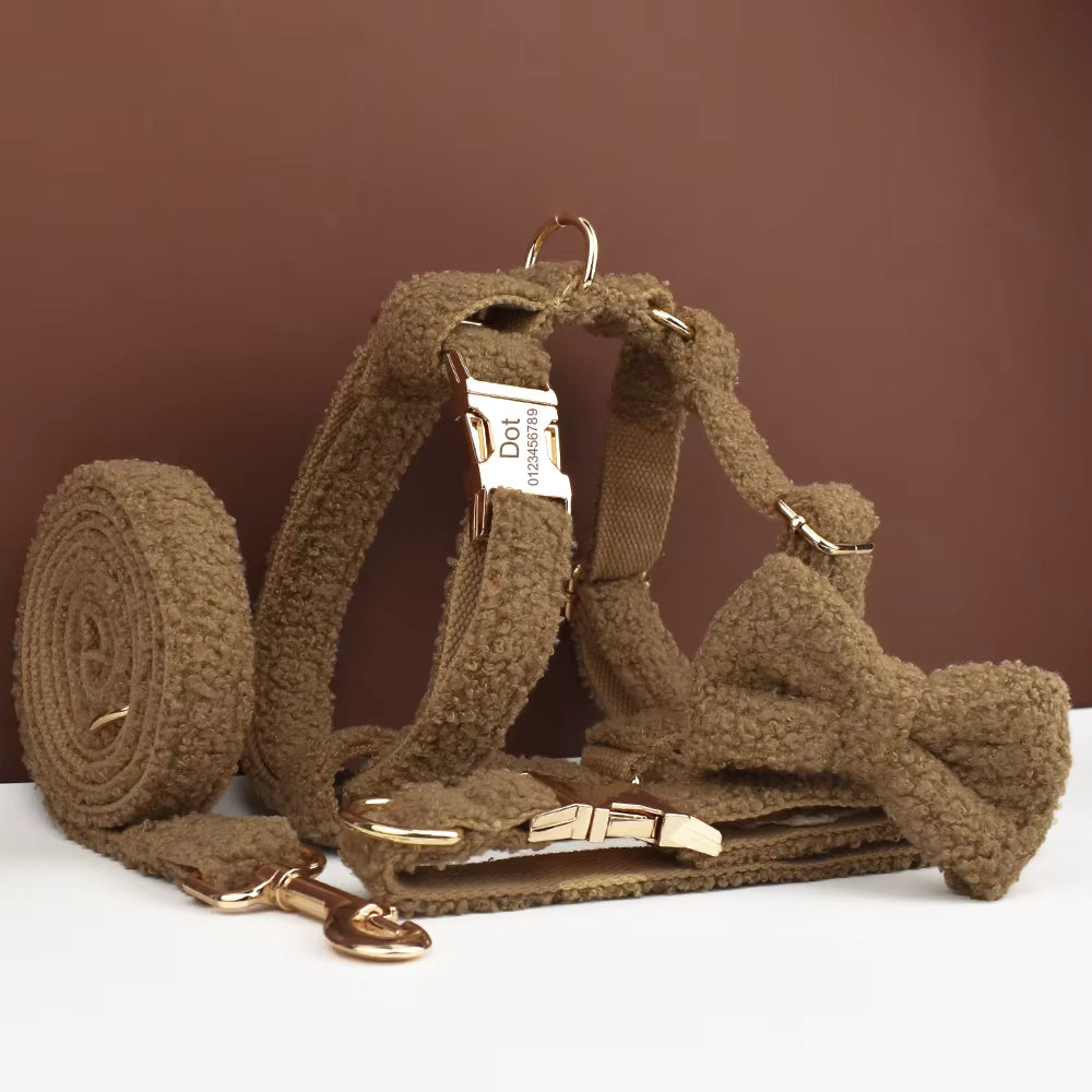 Personalized Lambskin Teddy Classic Set