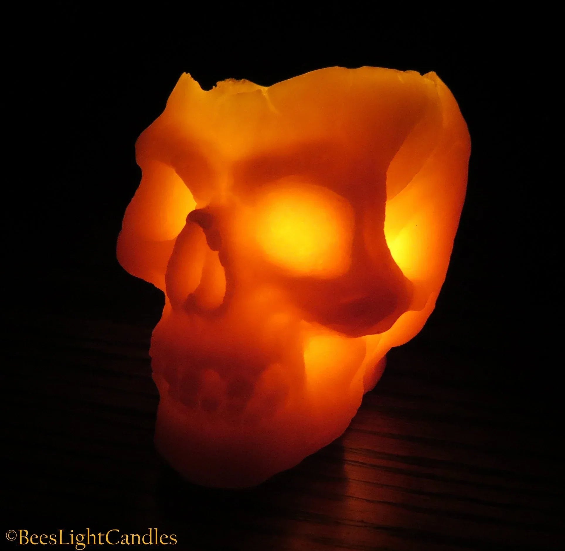 Large Skull Beeswax Candle (White or Yellow) - BIG FRENCHIES
