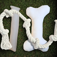 Natural Dog Toy Bundle for Cuddles, Fetch and Tugging - Small to Large Dogs Options
