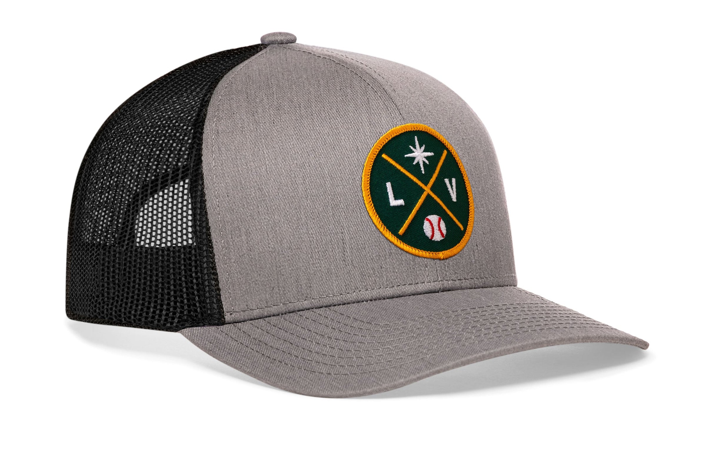 Las Vegas Baseball Trucker Hat  |  LV X Snapback