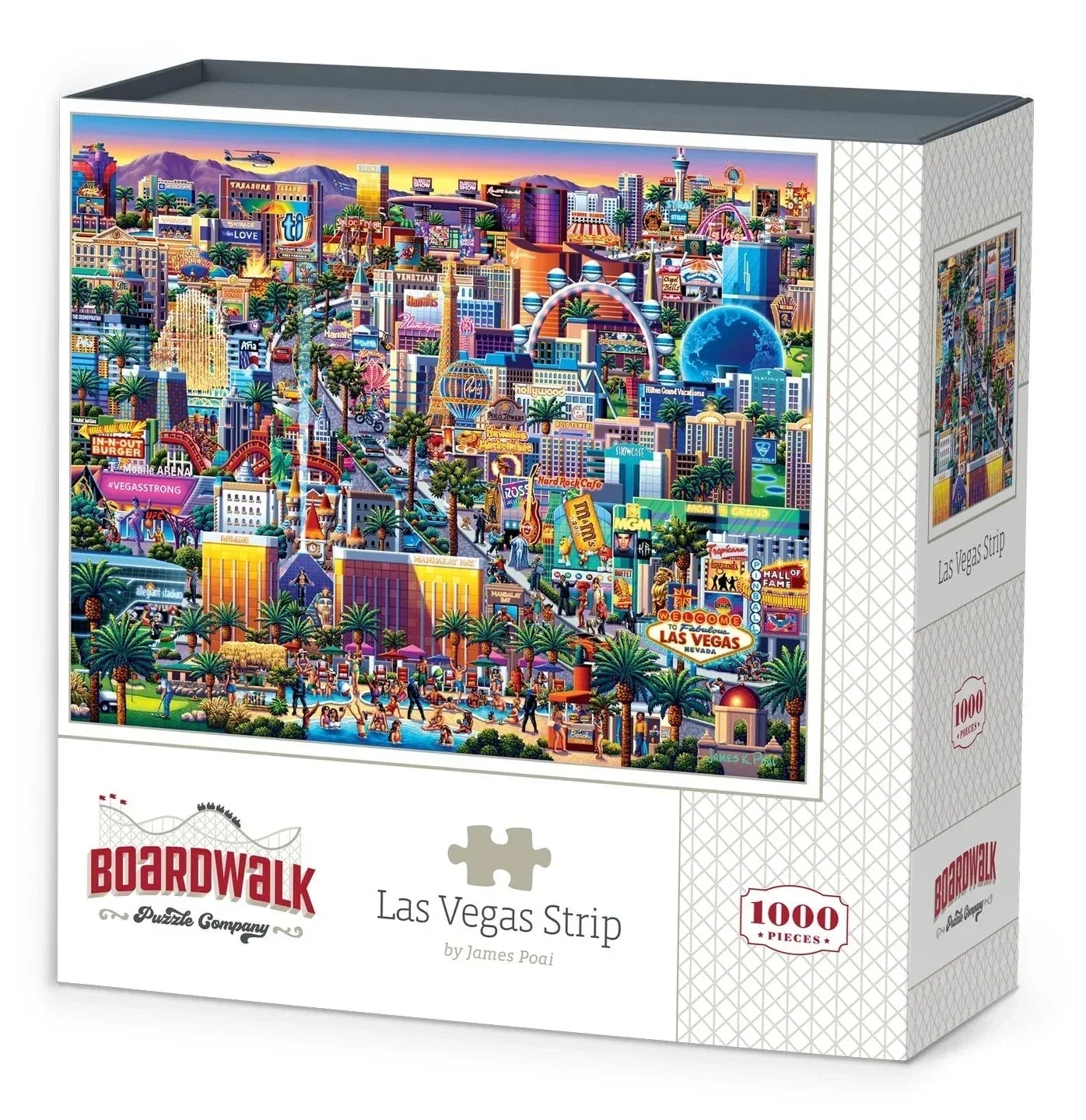 Las Vegas Strip 1000 Piece Jigsaw Puzzle by Boardwalk Puzzle Company - BIG FRENCHIES