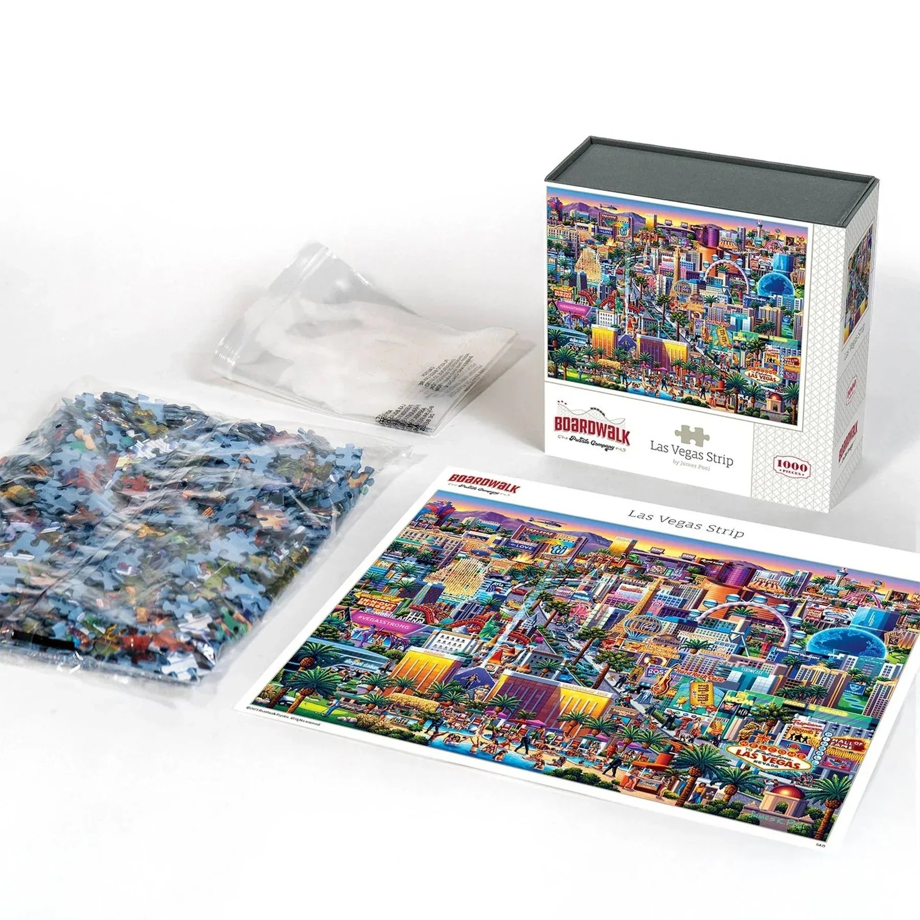 Las Vegas Strip 1000 Piece Jigsaw Puzzle by Boardwalk Puzzle Company - BIG FRENCHIES