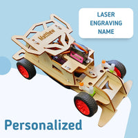 Steering Remote-Controlled Car DIY Kit, Educational STEM Toy - BIG FRENCHIES
