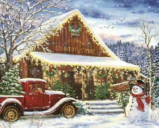Lazy Creek Country Store 1000 Piece Jigsaw Puzzle by Springbok Puzzles - BIG FRENCHIES