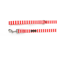 EcoBark Custom-Fit Harness & Leash Combo - Red Stripe - BIG FRENCHIES
