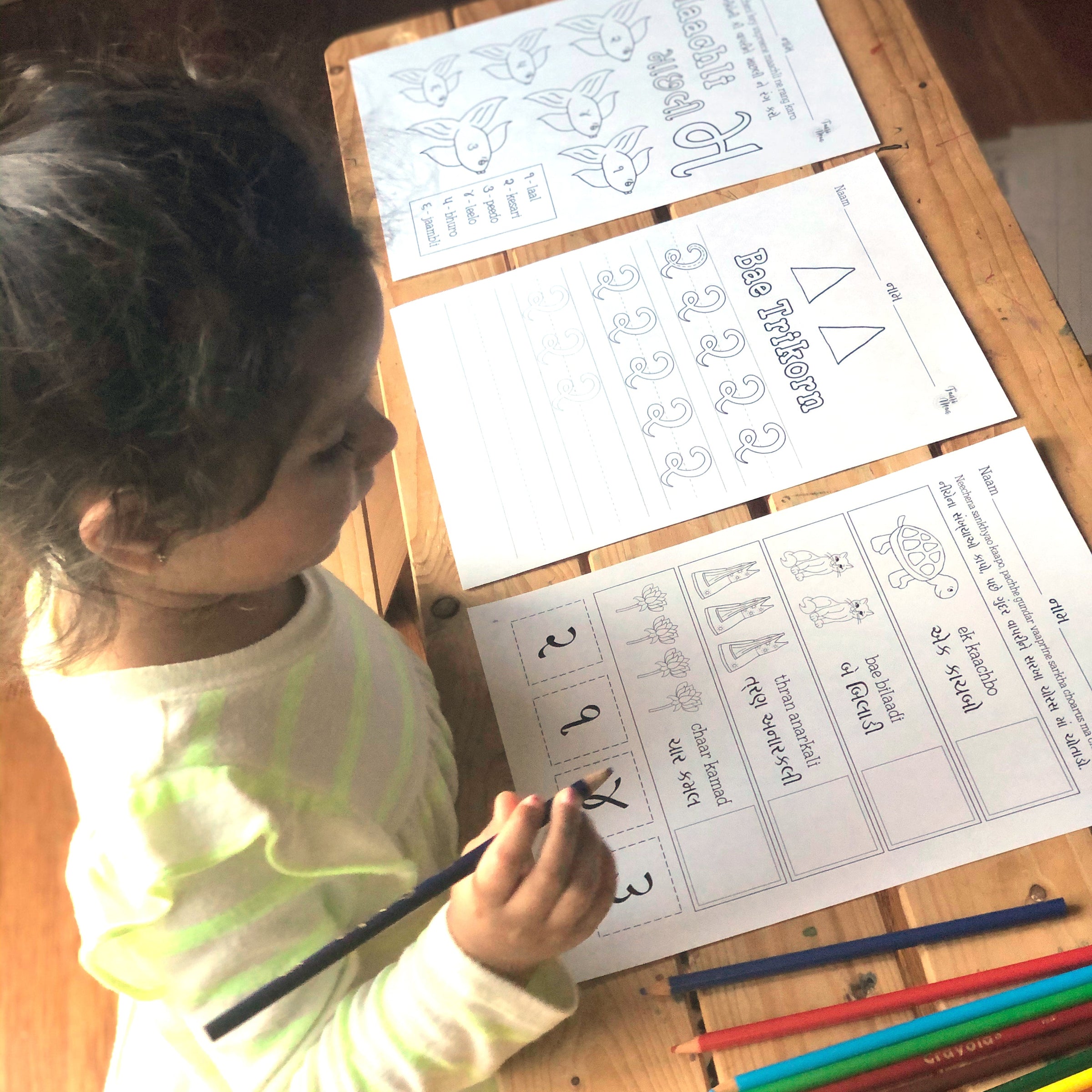 Printable Gujarati Activity Book