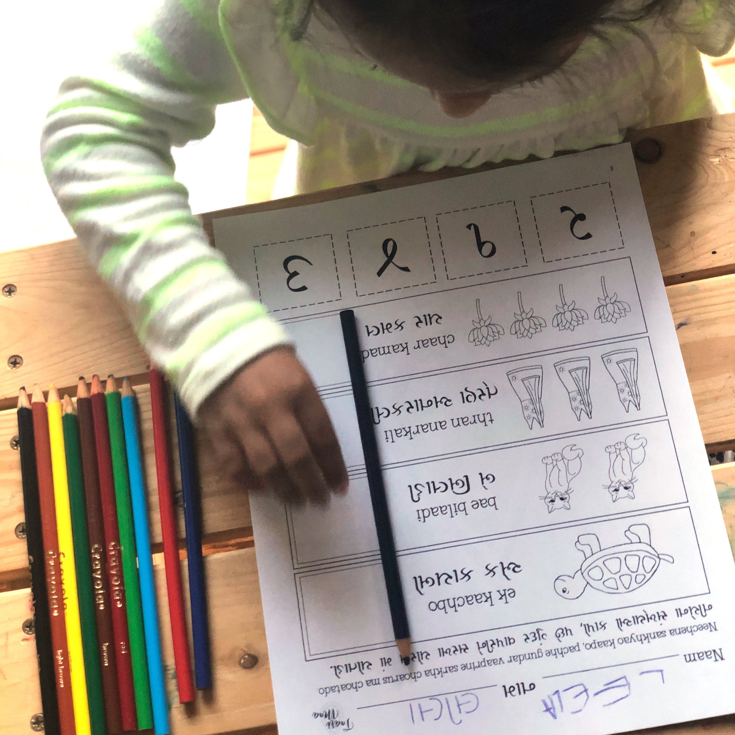 Printable Gujarati Activity Book