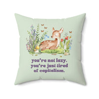 Whimsigoth Social Justice Pillow for Leftist - BIG FRENCHIES