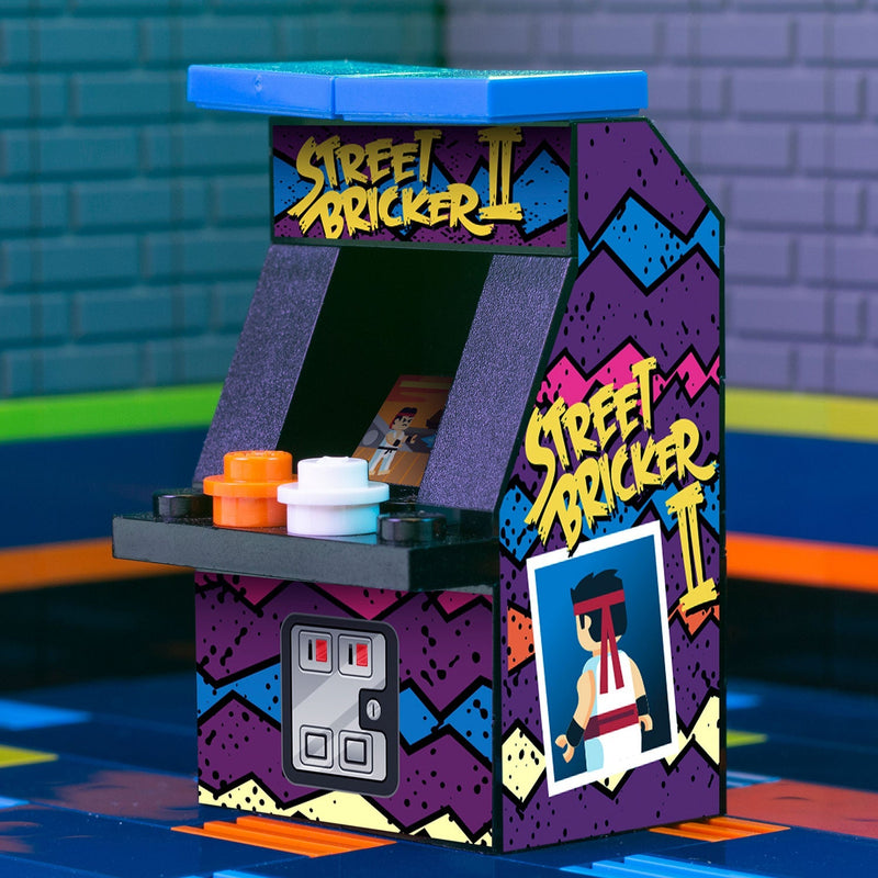 Street Bricker II - B3 Customs Arcade Machine made using LEGO parts-Custom LEGO Kit-BIG FRENCHIES-B3 Customs