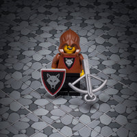 Cobblestone Flooring - Custom Printed 2x2 Tile made using LEGO part