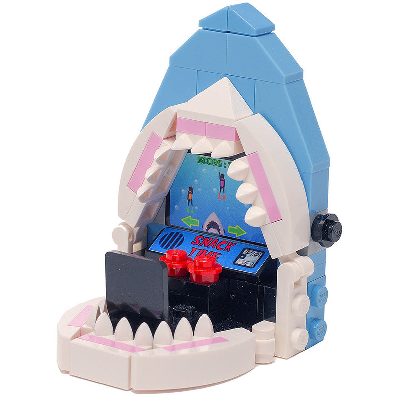 Shark Attack! Arcade Game made using LEGO parts - B3 Customs-Custom LEGO Kit-BIG FRENCHIES-B3 Customs