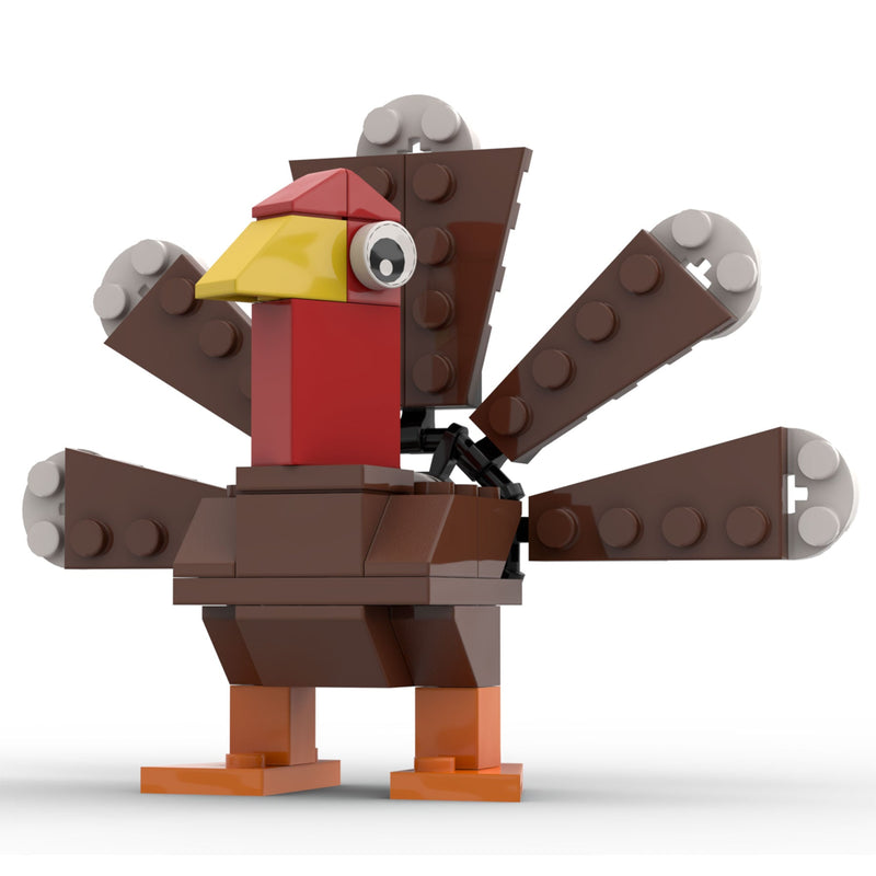 Thanksgiving Turkey Building Set-Custom LEGO Kit-BIG FRENCHIES-B3 Customs