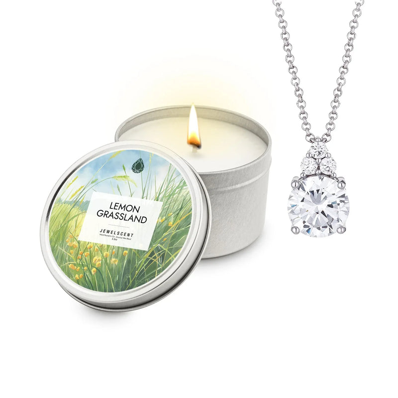 Lemon Grassland 5.5oz Tin Jewelry Candle - BIG FRENCHIES