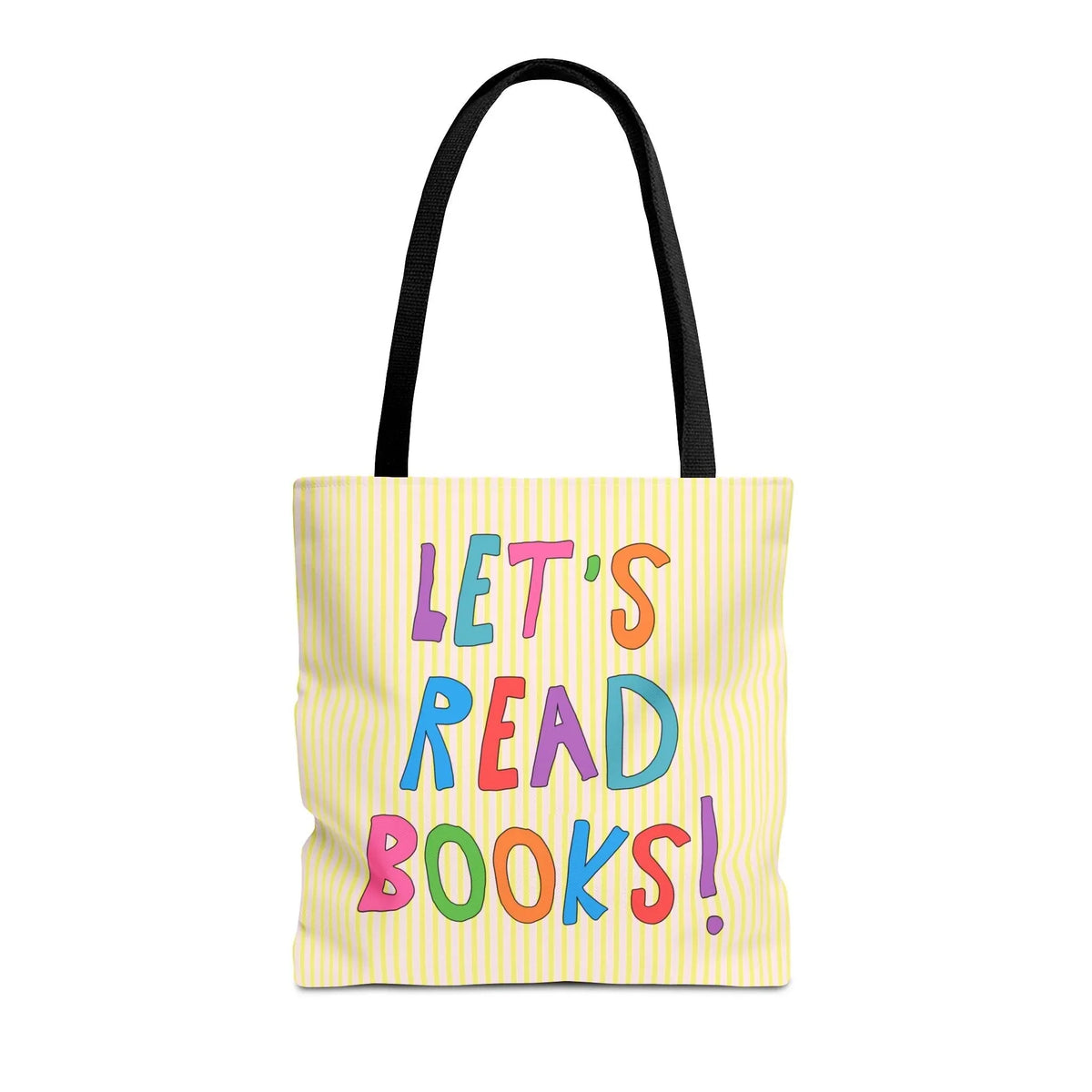 Let's Read Books: Elementary School Librarian or Reading Teacher Tote Bag - BIG FRENCHIES
