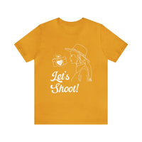 Let's Shoot! | Funny Western Aesthetic Tee Shirt for Wedding Photographer - BIG FRENCHIES