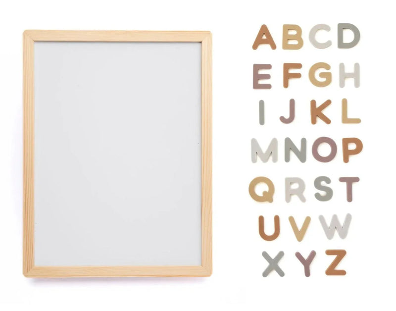 Alphabet Magnet Play Set and Whiteboard Bundle - BIG FRENCHIES
