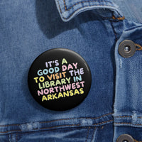 Library in Northwest Arkansas Button - BIG FRENCHIES