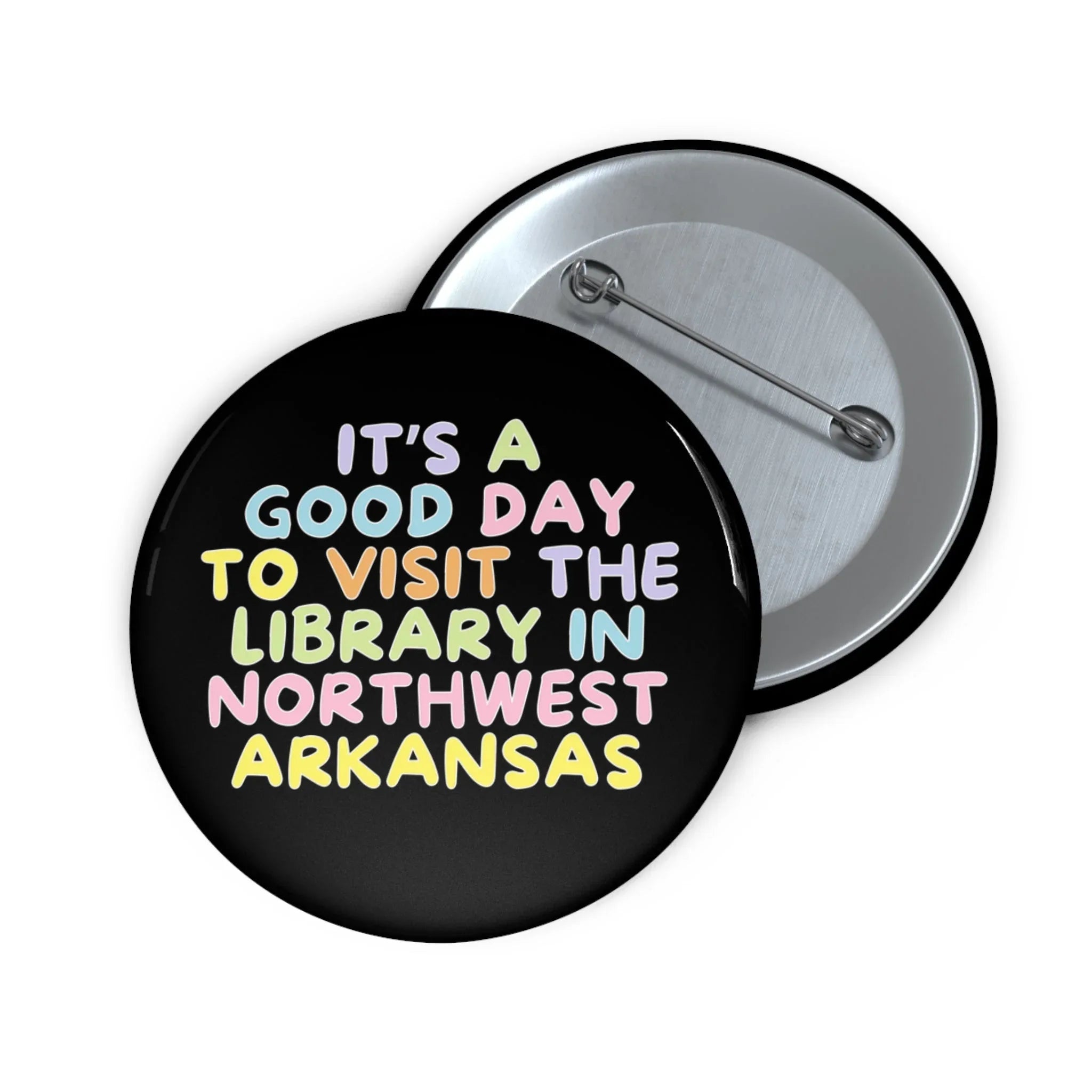 Library in Northwest Arkansas Button - BIG FRENCHIES