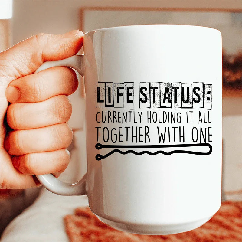 Life Status Ceramic Mug 15 oz - BIG FRENCHIES