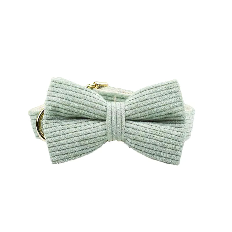 Personalized Light Green Corduroy Classic Set
